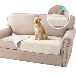Waterproof Dog Sofa Cover - Ivory